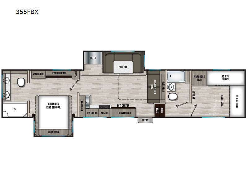2023 Coachmen Chaparral X Edition 355FBX, $ 55,575