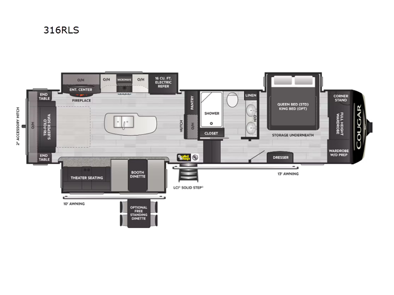 2023 Keystone Cougar 316RLS, $ 87,145