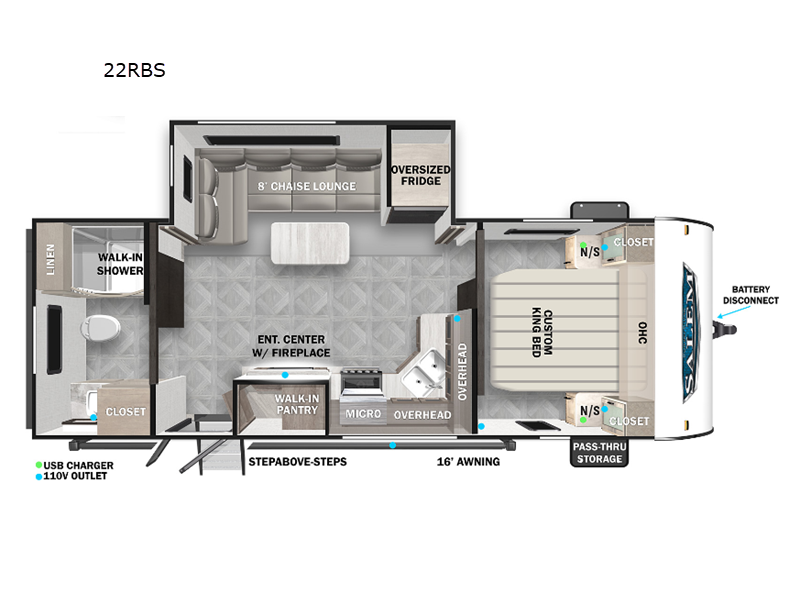 2024 Forest River Salem 22RBS, $ 45,807