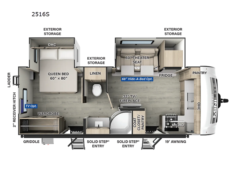 2025 Forest River Rockwood Mini Lite 2516S, $ 52,471