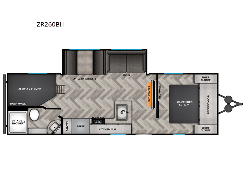 2024 CrossRoads Zinger Lite ZR260BH, $ 36,127