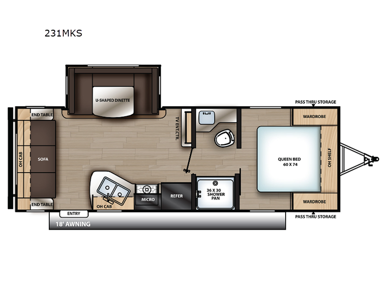 2023 Coachmen Catalina Summit Series 8 231MKS, $ 21,995