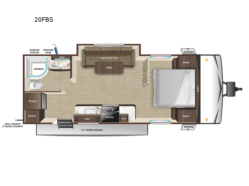2025 Starcraft Autumn Ridge 20FBS, $ 19,995