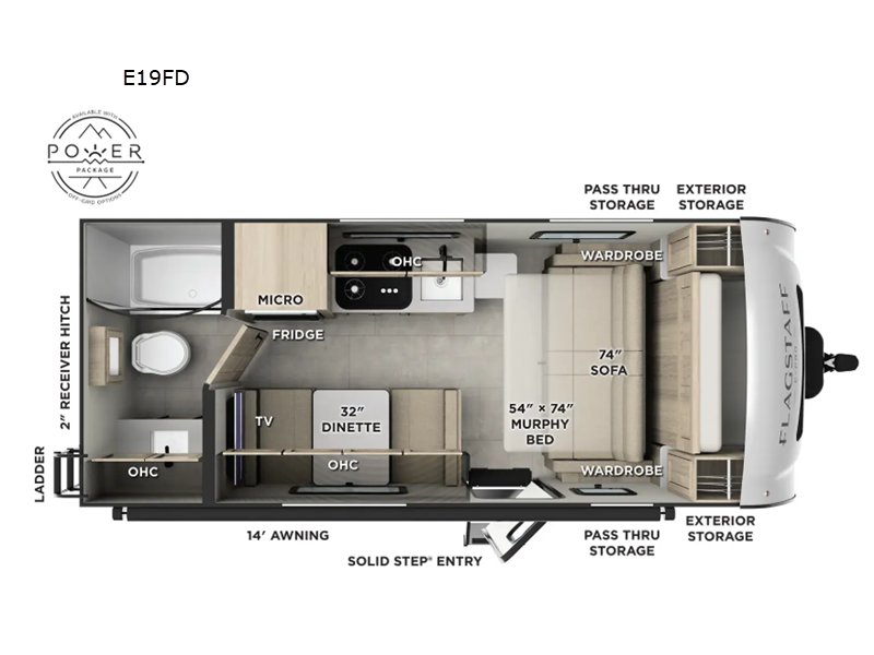 2026 Forest River Flagstaff E-Pro E19FD, $ 31,514