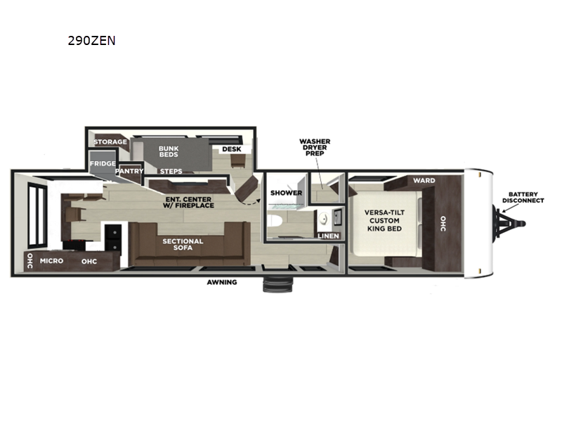 2026 Forest River Salem 290ZEN - DSO, $ 59,424