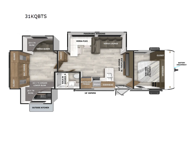 2026 Forest River Salem 31KQBTS, $ 60,123