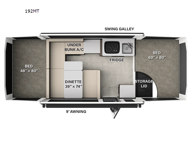 2026 Forest River Flagstaff MAC 192MT, $ 19,738