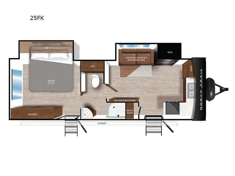 2024 Heartland North Trail Ultra Lite NT 25FK, $ 29,999