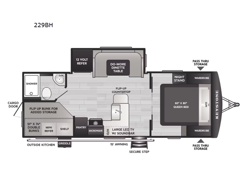 2026 Keystone Passport Super Lite (East) 229BH, $ 39,436