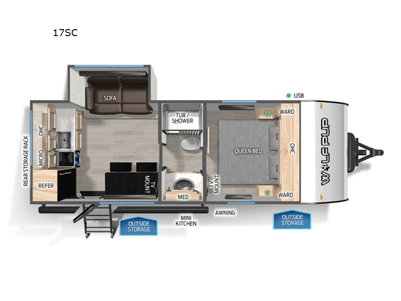 2026 Forest River Cherokee Wolf Pup 17SC, $ 40,612