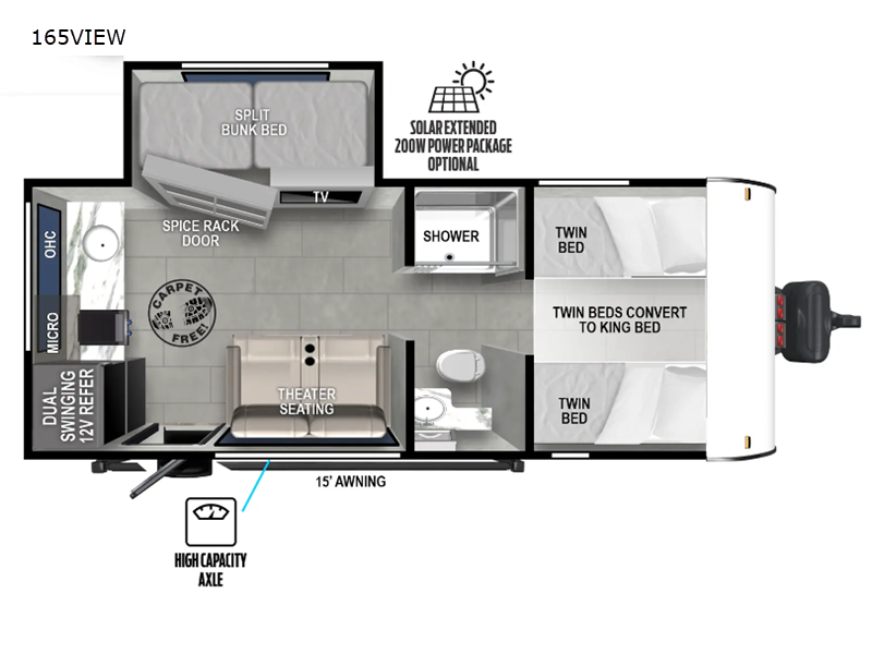 2024 Forest River Wildwood FSX 165VIEW, $ 20,995