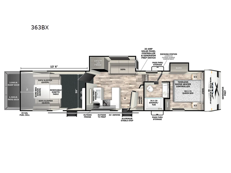 2026 Forest River XLR Boost X 363BX, $ 108,388
