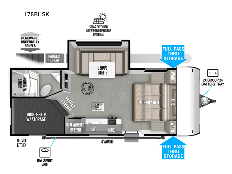 2026 Forest River Salem FSX 178BHSK, $ 37,502