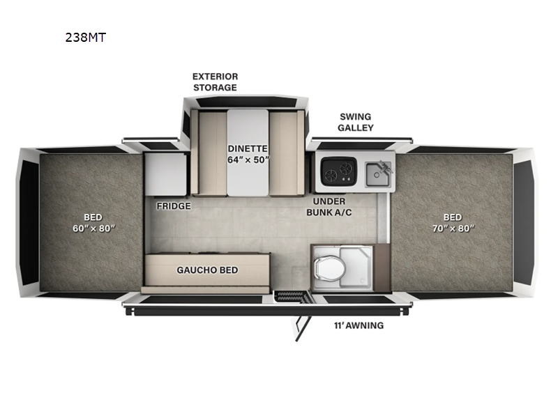 2026 Forest River Flagstaff MAC 238MT, $ 22,242
