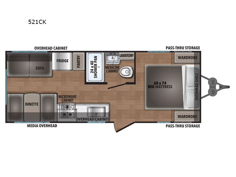 2025 Shasta I-5 521CK, $ 19,999