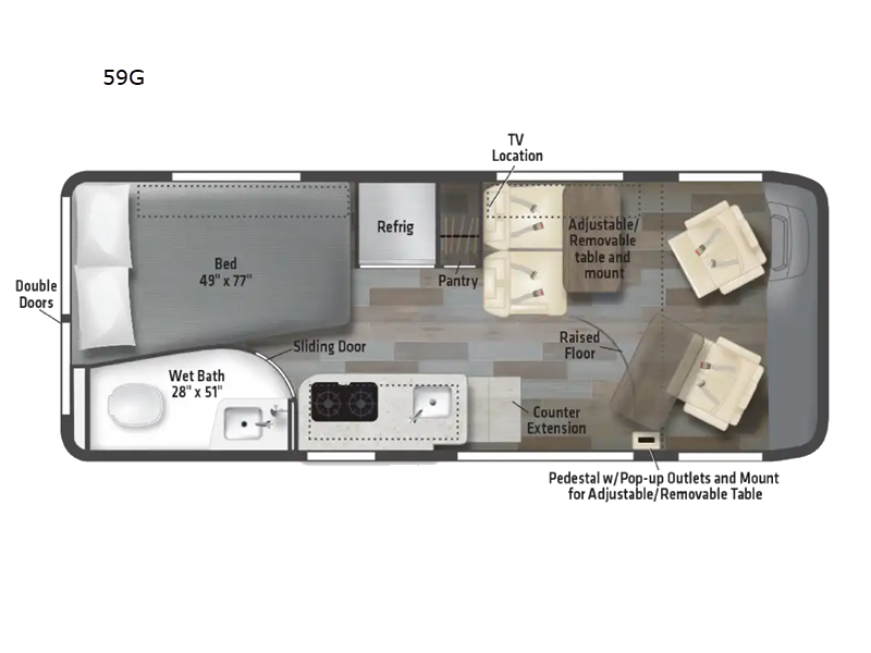 2025 Winnebago Travato 59G, $ 124,904