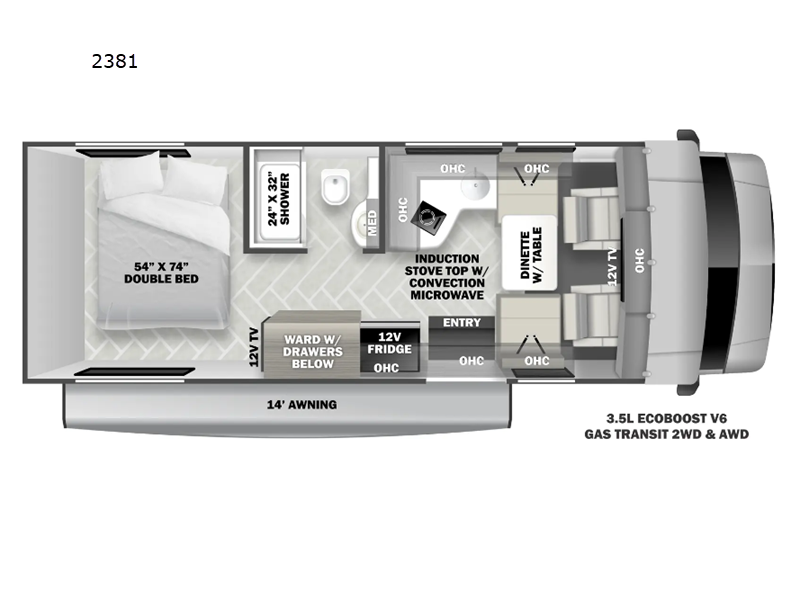 2024 Forest River Forester TS2381, $ 79,998