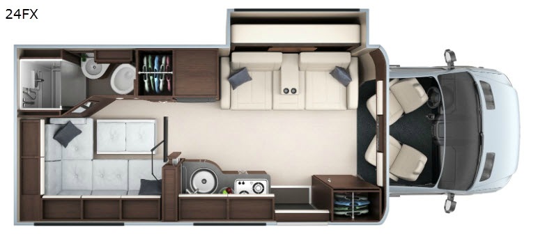 2018 Leisure Travel Vans Unity U24FX, $ 109,990