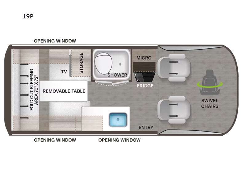 2023 Thor Motor Coach Tranquility 19P, $ 99,999