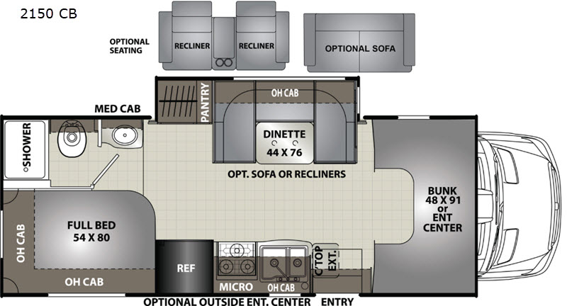 2019 Coachmen Prism 2150CB, $ 69,990