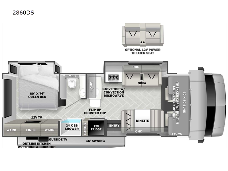 2022 Forest River Sunseeker 2860DS Ford, $ 79,998