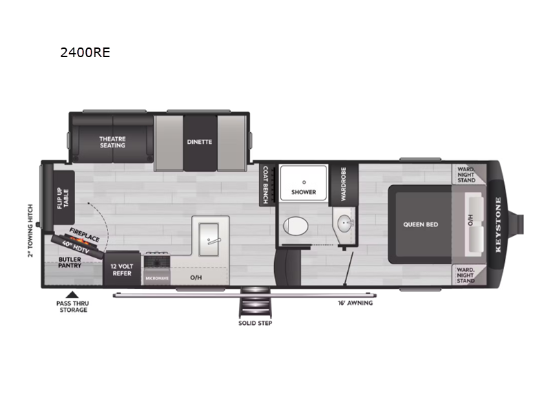 2026 Keystone Cougar Sport 2400RE, $ 65,574