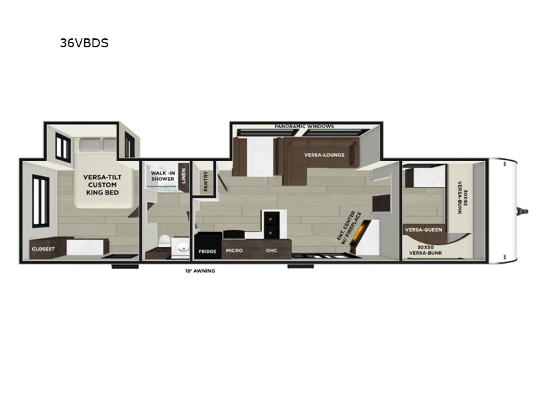 2026 Forest River Salem 36VBDS, $ 61,481