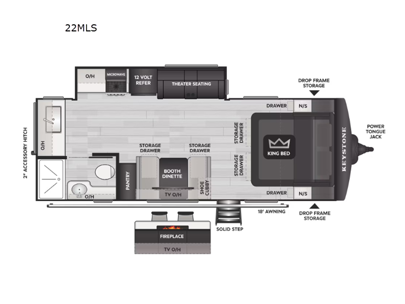 2026 Keystone Cougar Half-Ton (Travel Trailer) 22M, $ 51,586