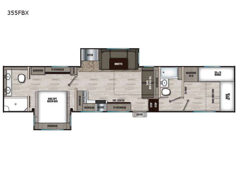 2022 Coachmen Chaparral X-Edition 355FBX, $ 49,999