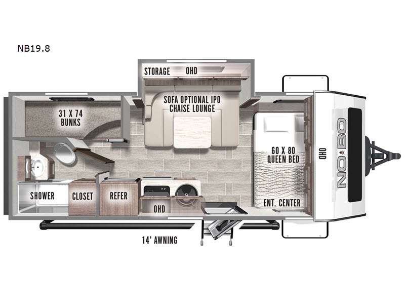 2022 Forest River No Boundaries NB19.8, $ 29,875