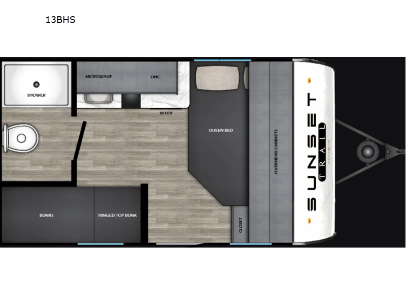 2026 CrossRoads Sunset Trail Select SS13BHS, $ 20,097