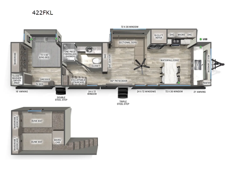 2026 Forest River Sandpiper Destination 422FKL, $ 85,752
