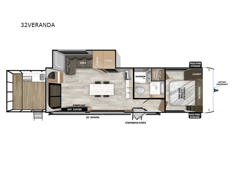 2025 Forest River Salem 32VERANDA, $ 65,996