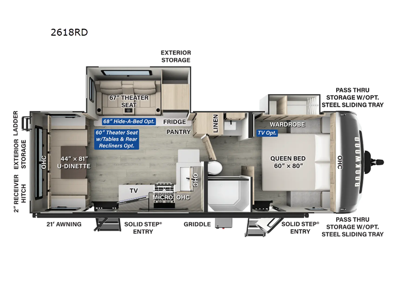 2025 Forest River Rockwood Ultra Lite 2618RD, $ 59,498