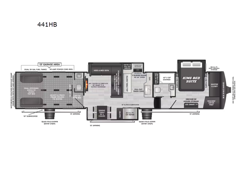 2026 Keystone Raptor 441HB, $ 198,436