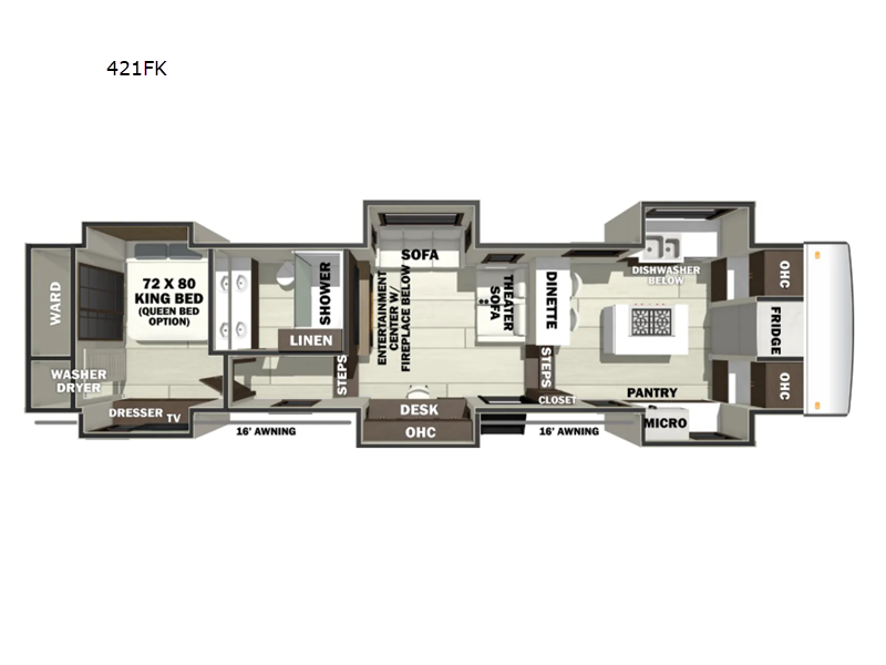 2026 Forest River Riverstone 421FK, $ 214,675