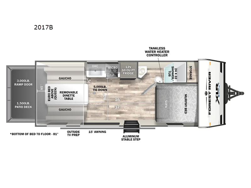 2025 Forest River XLR Boost 2017B, $ 48,674