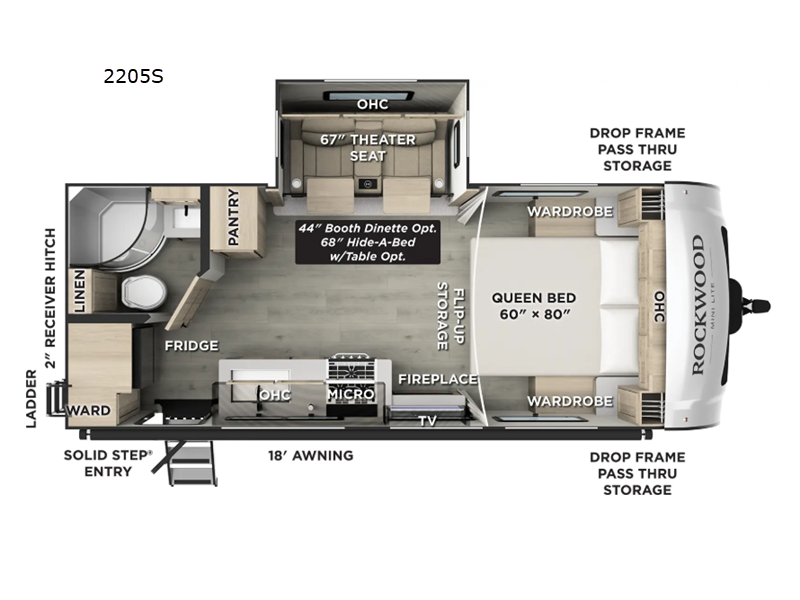 2026 Forest River Rockwood Mini Lite 2205S, $ 42,784