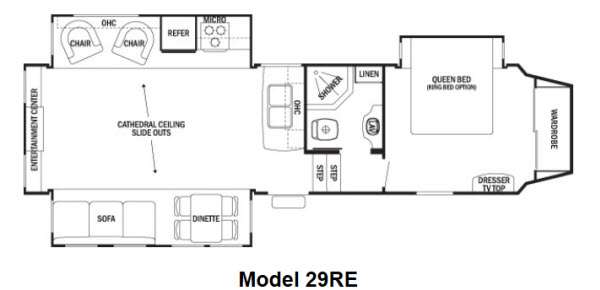 2012 Forest River Cedar Creek Silverback 29RE, $ 14,999