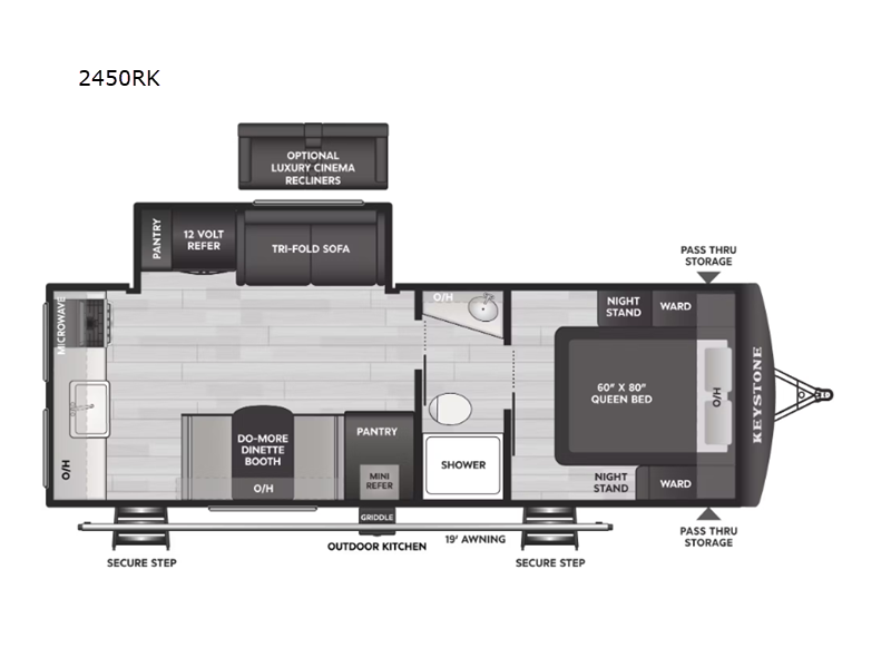 2026 Keystone Passport Super Lite (East) 2450RK, $ 42,429