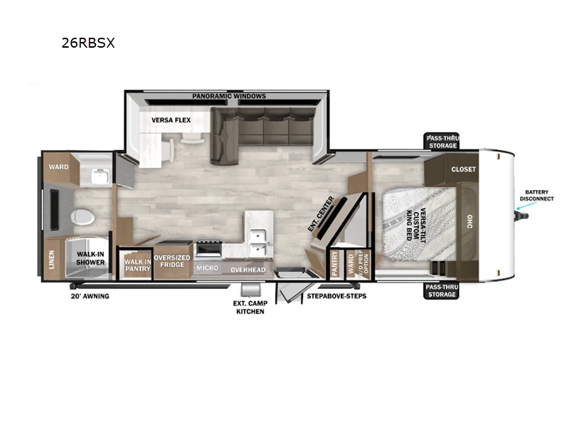 2025 Forest River Wildwood 26RBS, $ 47,209