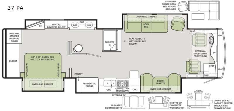 2021 Tiffin Motorhomes Allegro Red 37 PA, $ 239,990