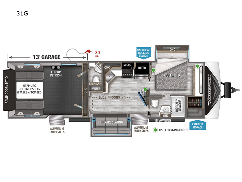 2023 Grand Design Momentum G-Class (Travel Trailer, $ 59,990