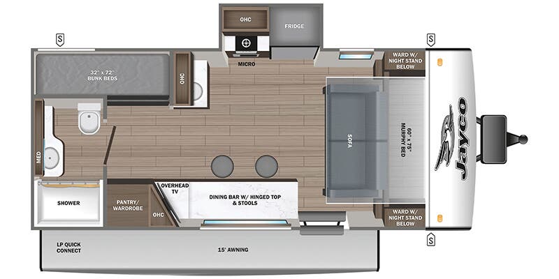 2025 Jayco Jay Feather Air 18MBH, $ 23,999
