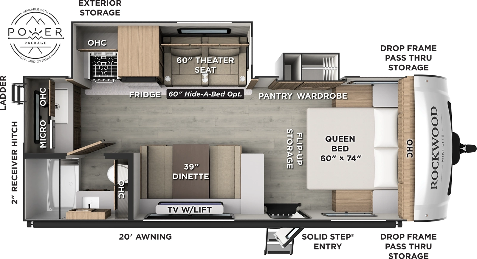 2026 Forest River Rockwood Mini Lite 2522FB, $ 44,999