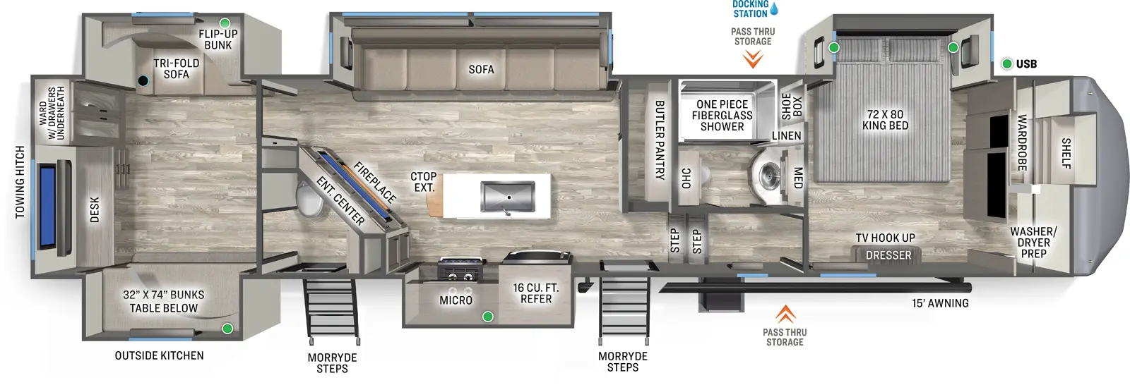 2026 Forest River Sandpiper 3844QUAD, $ 75,999