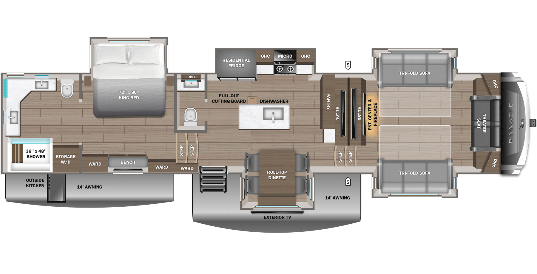 2027 Jayco Pinnacle 39FLOK, $ 186,061