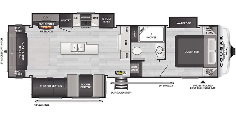 2026 Keystone Cougar Half-Ton (Fifth Wheel) 29RLI, $ 55,990