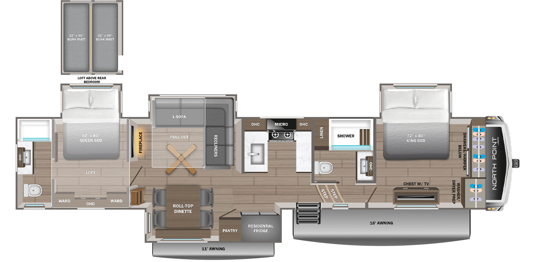 2026 Jayco North Point 395DSDB, $ 124,990