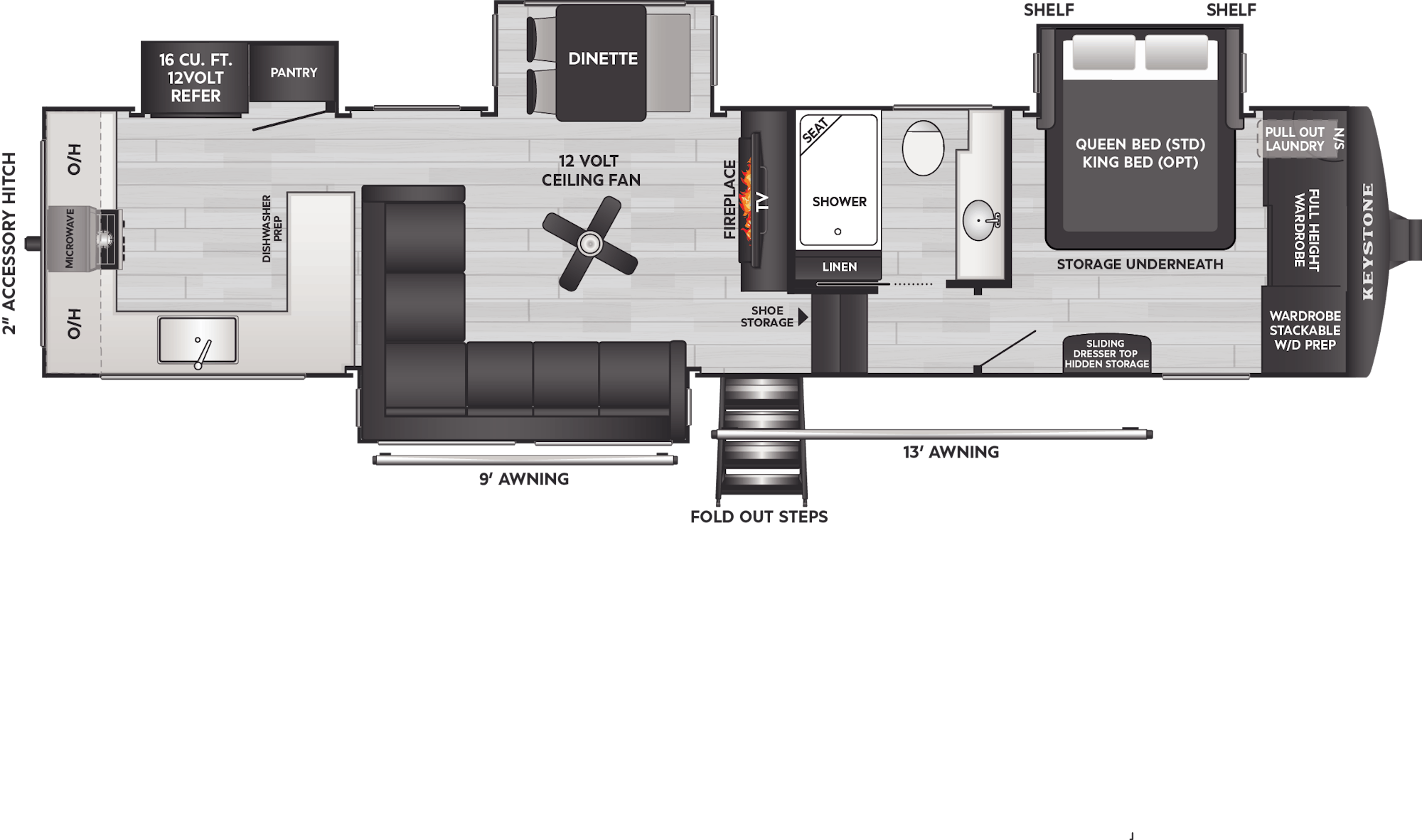 2026 Keystone Cougar 350LLK, $ 74,999